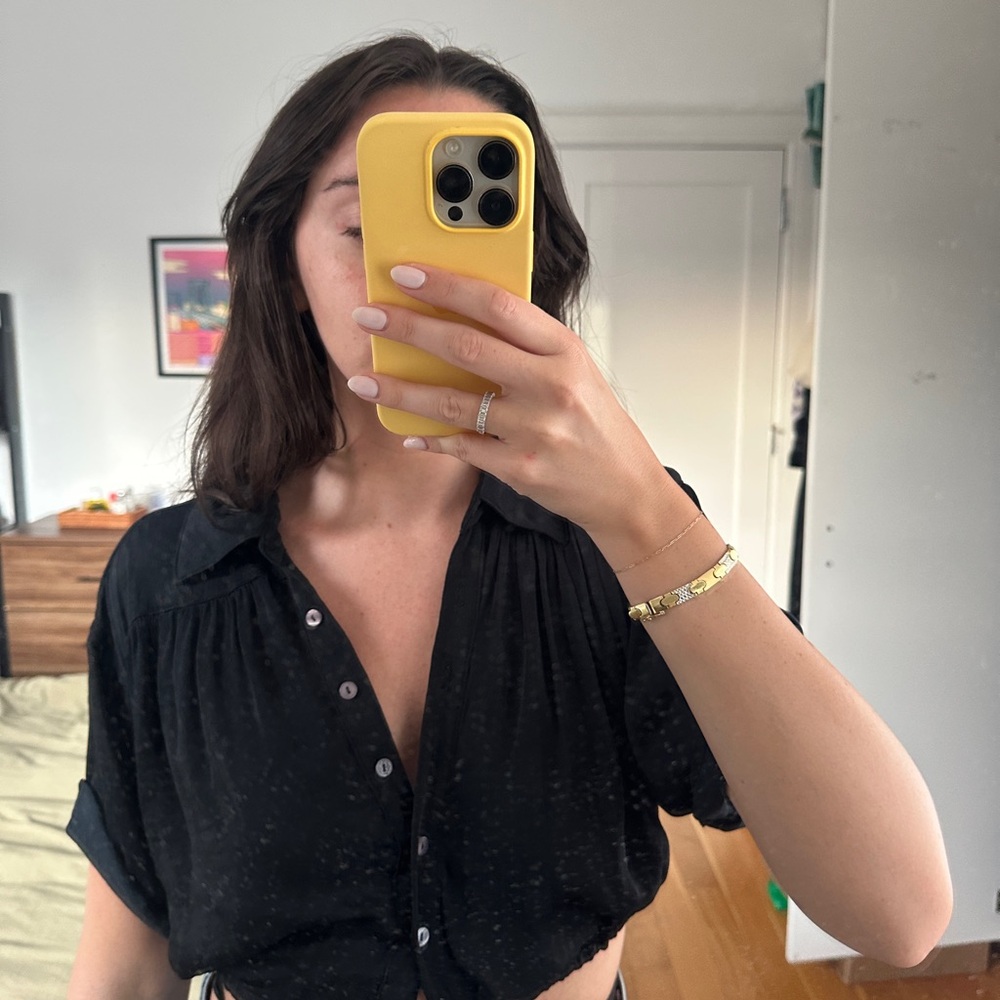 Elegant Black Women's Top